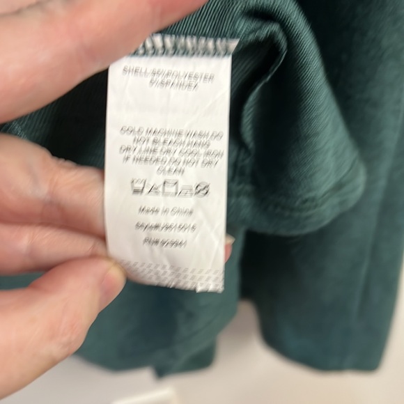 Suzanne Betro Teal Tie-Front Empire-Waist Cardigan - Size 3X - NWT - Picture 7 of 7